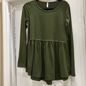 MTS Olive Green Tunic Top